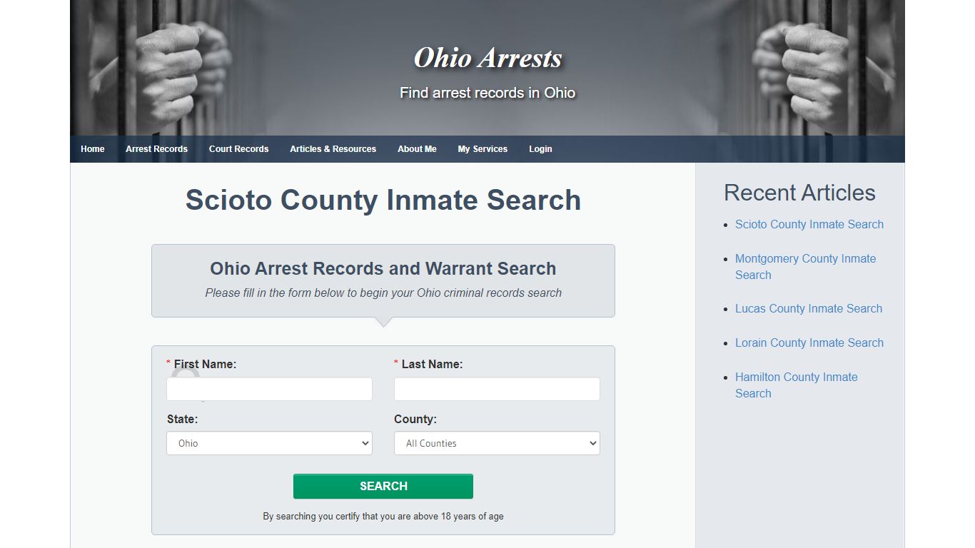 Scioto County Inmate Search - Ohio Arrests
